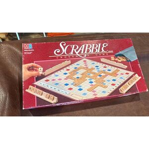 Scrabble , Vintage Wood Set